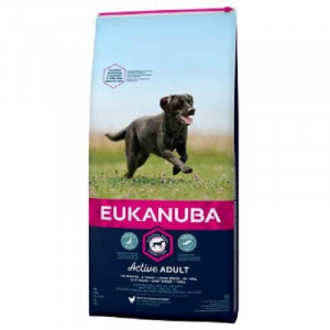 EUKANUBA DOG LARGE CHICKEN sausā barība suņiem Vista 18kg